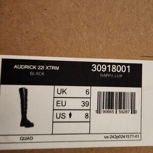 Dr. Martens Audrick 22I XTRM Black Knee-High Boots